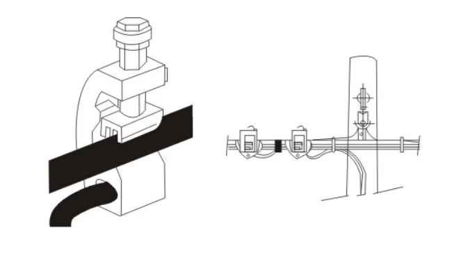High-strength aluminum alloy T-type insulation puncture connector with PVC insulation sleeve Details Picture