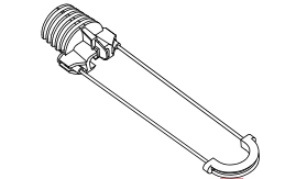 UV Resistant Black PA66 Fiber Glass Plastic Dead End Strain Tension Clamp For ADSS Cable 6-8mm Conductor Diameter