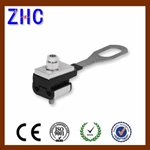 Aluminium Preformed Tension clamp for the anchoring of 2-core overhead cables to poles or walls by standard hooks