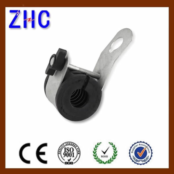 Aluminum Alloy UV Black Thermoplastic PTB Suspension Clamp For four cores ADSS Optical Fiber Cable1