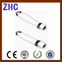 Aluminum Body Hot Dip Galvanized Stainless Steel Anchoring Clamp Tension Clamp For ABC Cable Two Core 35mm25