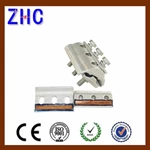 CAPG Three Bolts Bimetallic Copper -Aluminium Parallel Groove Clamp For Conduct Cu 6-50mm2 AL 16-70 mm2