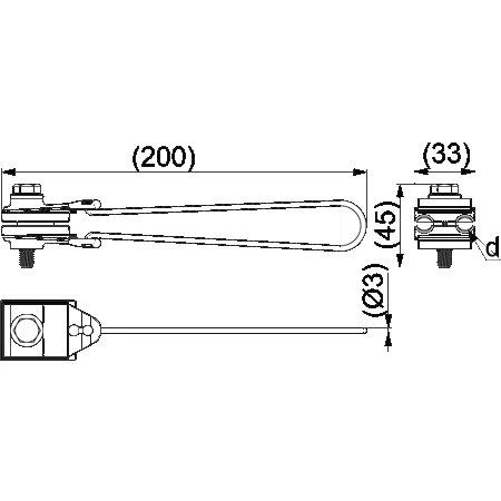 Aluminum stranded wire four core 35mm2 aluminum tension clamp Details Picture2