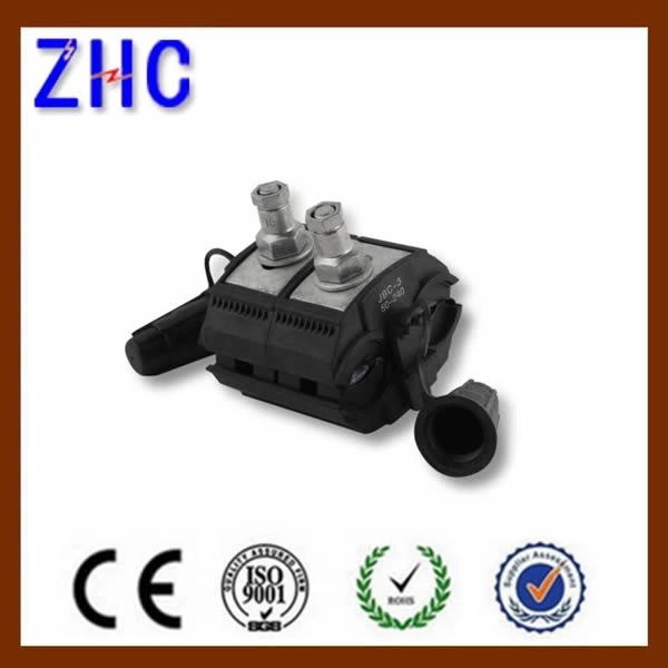 High Insulation Piercing Clamp For Overhead ABC Cable Bundle With 2 Galavanzied Shear Bolt(JBC-3)3