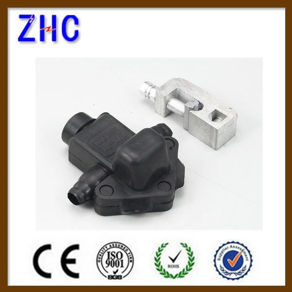 High Strength Aluminium Alloy T type Insulated Piercin Connector with PVC insulation Cover1