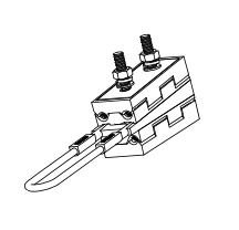 High Tensile Aluminum Alloy Material Tension Clamp For Self Support 4 Cores ABC Cable Conductor