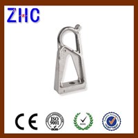 Hot-Dip Galvanized Steel Wall Aluminum Alloy Anchor Hook Bracket For Cable Line Hardware Dead End System, Quality Anchor Clamp Bracket & Hook