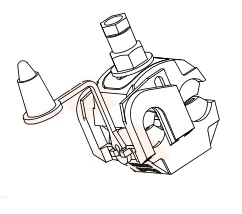 ABC cable low-voltage insulation puncture connector main line 16-95mm2 branch wiring 4-35mm2 details