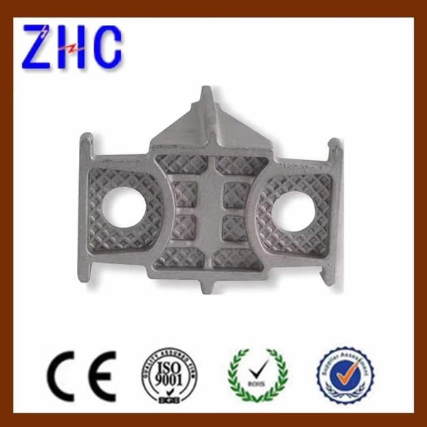 LV Voltage Overhead Line Powerfitting Strain Tension Cable Clamp Aluminum Alloy Hook For Pole Wall Fixture Hardware