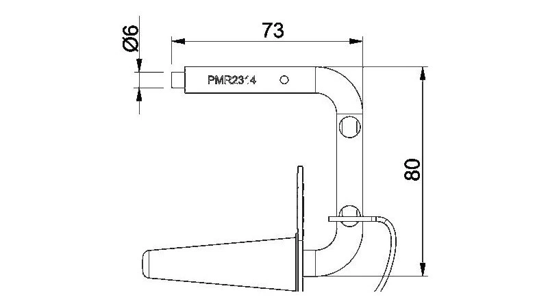 Overhead Insulated Lead Earthing Protection Copper Wire Temporary earthing bail set C200 Dimensions