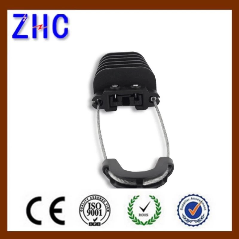 PA500 UV Black Overhead Line Strain Clamp for Insulating Conductor Optical Fiber Cable 16-25mm25