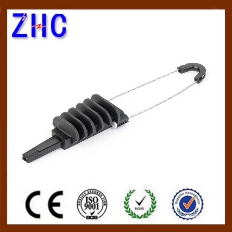 PA500 UV Black Overhead Line Strain Clamp for Insulating Conductor Optical Fiber Cable 16-25mm21