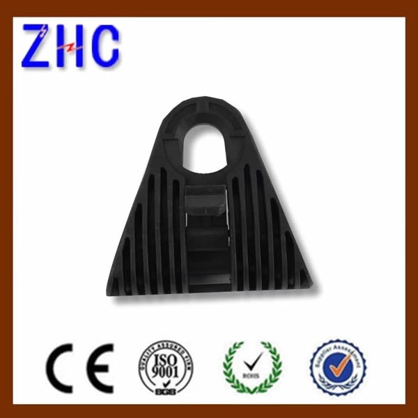 Self-supporting Thermoplastic Suspension Hang Clamp insulated wire on the bracket with maximum angle of 90°3