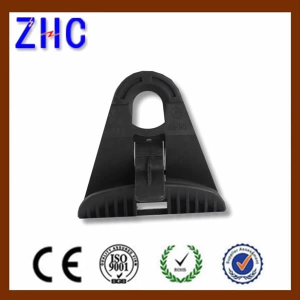 Self-supporting Thermoplastic Suspension Hang Clamp insulated wire on the bracket with maximum angle of 90°2