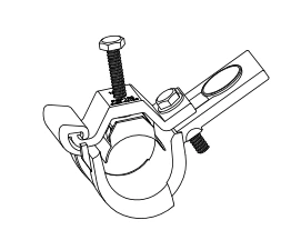 The popular 120 square meter 4-core high-strength aluminum alloy hanging pliers for LV ABC cables in the Russian market Details Pictures1