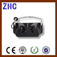 UV Black PA66 Plastic Wedge Type Anchoring Tension Clamp For 2 Core 25mm2 ABC Cable5