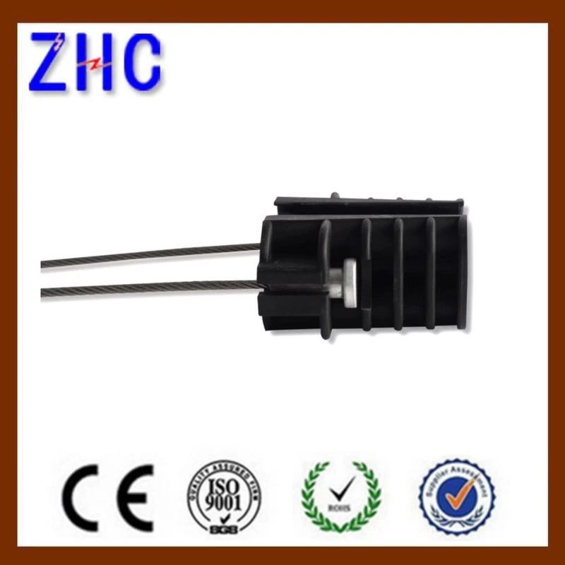 UV Black PA66 Self Support ABC Cable Insulated Plastic Tension Strain Dead End Clamp PA252