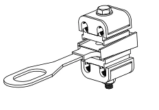 Russian Market Used Weather Proof Aluminum Alloy Overhead Cable Clamp For 4 cores ABC cable conductor