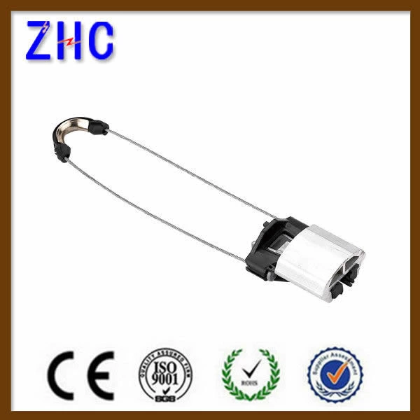 UV Resistant Thermoplastic Alumimium Alloy Body Dead End Strain Anchoring Clamp For Aerial Bundle Cable