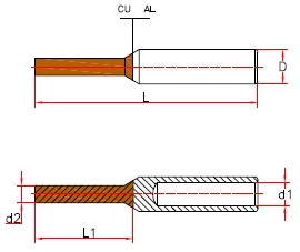 DTL-7 Pin Cable Bimetallic Tube