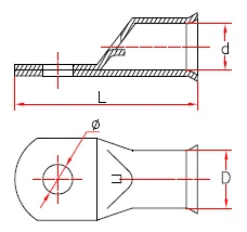 SC(JGB) Copper Cable Lug Connector