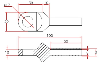 ODT Copper  Cable Lug