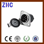 CE ROHS Aluminum   7P 24V S type Mounted Female Trailer Socket Towing Connector For Semi Car Caravan Trailer
