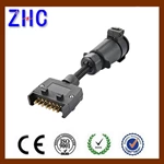 Australian Style  Male 7P Flat  Plug to 5P Round  Female socket  12V Plastic Trailer Connector For  Semi Car Caravans
