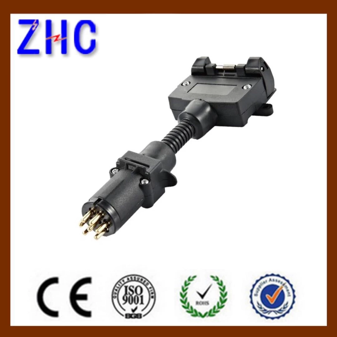 7P Vehicle trailer towing connector