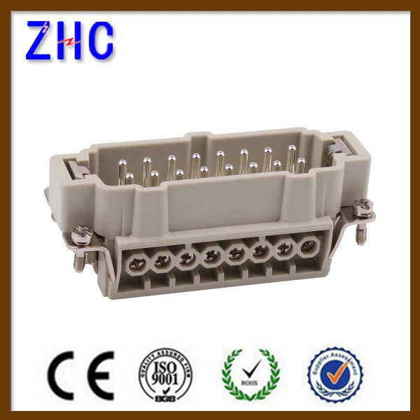 16p male insert heavy duty connector