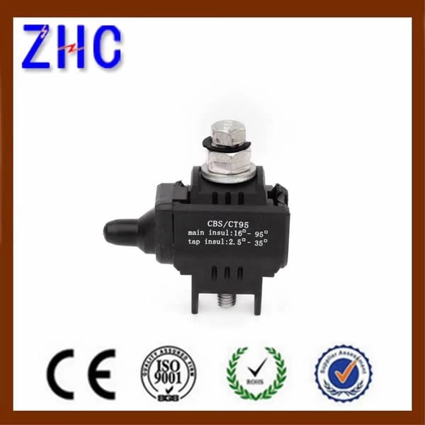 6KV Unerswater Test Top Quality Full Sealed high weatherproof UV Black Thermoplastic Insulated Piercing Connector